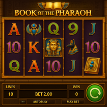 LyraBet - Book of the Pharaoh Slot Game - Egyptian Theme